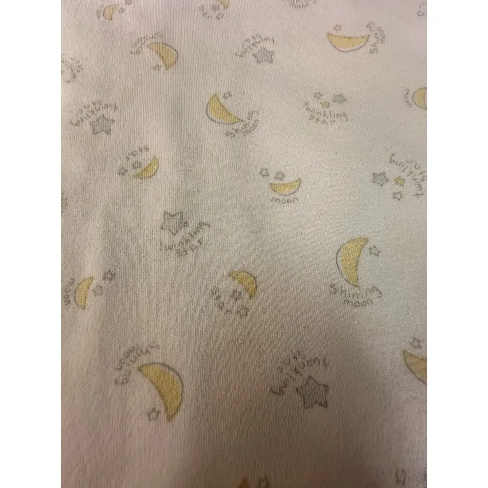 Vintage Gymboree Shining Moon Twinkling Star Security Blanket HTF 35